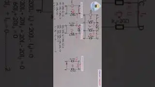 How to analyse a mesh in a circuit using KIRCHOFF method  to find mesh current