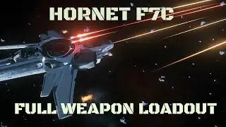 Anvil Hornet F7C full weapons loadout. Mil Grade A F7C Hornet