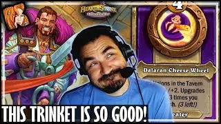 TAVERN BUFFING TRINKET IS SO GOOD! - Hearthstone Battlegrounds