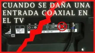 How to get a signal to your TV when it has a damaged coaxial input