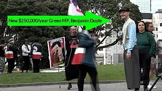 New $250,000/year Greenie Joins Anti-Govt Protest