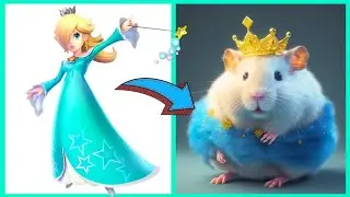 SUPER MARIO BROS Characters as HAMSTER 2023