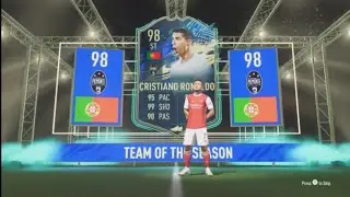 98 TOTS RONALDO PACKED IN FIFA 21!!! 90+ DELUXE UPGRADE!!! (PS5)