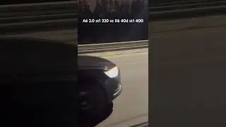 Баварец натянул Ваговода! BMW X6 40d st1 400 vs AUDI A6 c8 2.0 st1 320 