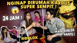 Spent the Night in a Super Cramped Cardboard House | I SWEAR IT'S SO HORROR ‼️