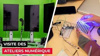 📸 📱 Visite des ateliers et studios numériques de l'école avec Bérenger Recoules
