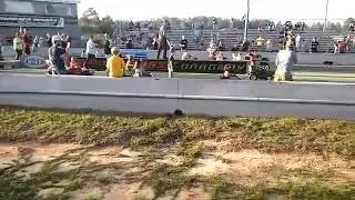 Modified power wheels c7 corvette drag race