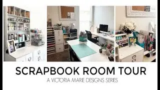SCRAPBOOK ROOM TOUR! My New Studio Set Up
