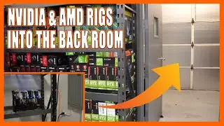 Moving Nvidia and AMD GPU Mining Rigs into the Back Room - Mining Bunker Expansion Continues!