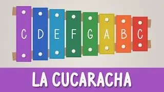 How to play La Cucaracha on a Xylophone - Easy Songs - Tutorial