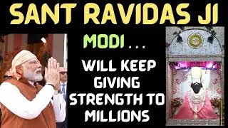 Sant Ravidas Ji .. keep giving strength to millions..here are special moments from Kashi today. MODI