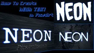How To Make Neon Text Effect In PicsArt - By PAP Creation