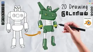 How to draw for 2D animations | Beginners tutorial in Tamil