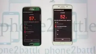 Samsung Galaxy S6 Edge SM-G935F vs Samsung Galaxy A5 2016 SM-A510F || Real-time & AnTuTu