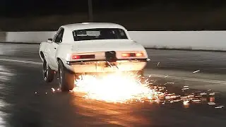Wheels up big block Camaro