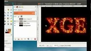 Gimp: Fire Text Effect - Efecto Texto de Fuego