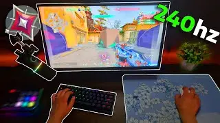 Relaxing 240Hz POV Valorant Gameplay + Unboxing *NEW* Microphone and Audio Mixer