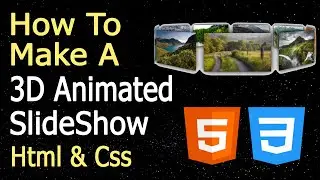 How To Make A 3D Animated Slideshow in Html
