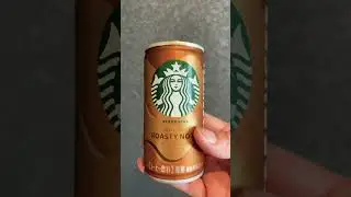Trying Starbucks Can Coffee at convenience store ! #shorts #satisfying