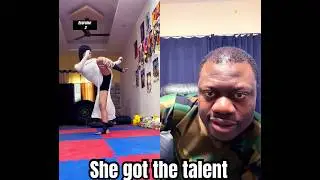 She got the talent #mma #martialarts