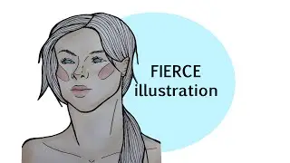Watercolour Time Lapse - Fierce