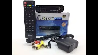 EUROSKY ES-16. Краткий обзор Т2 тюнера и тест его чуствительности
