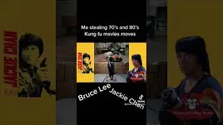 Me mimicking Jackie Chan movies 
