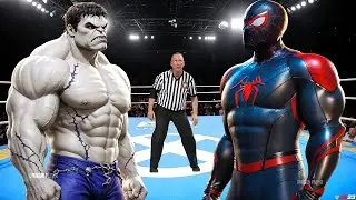 SPIDER-MAN MILES MORALES VS WHITE HULK - EPIC BATTLE