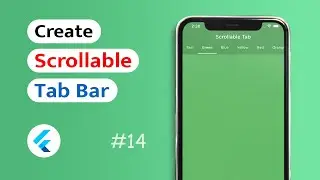 How to create Scrollable Tab in Flutter App? (Android & IOS)