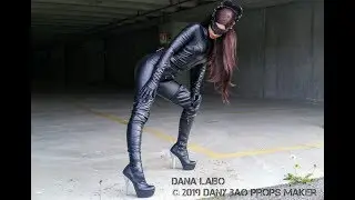 DANA LABO costume cat woman anne hathaway replica catsuit and boots