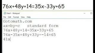 Algebra Linear Equations b4p1