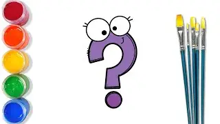 Drawing question mark for kids / رسم علامة استفهام للأطفال / Menggambar tanda tanya untuk anak-anak