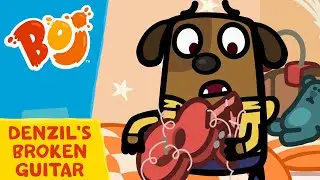 Boj - Denzil's Broken Guitar | Cartoons for Kids