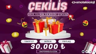 ÇEKİLİŞ  -  30.000 TL'LİK