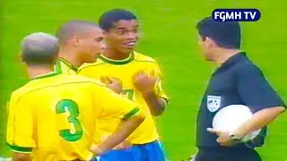 Brazil 3 × 0 Latvia ◽Ronaldinho, Ronaldo and Roberto Carlos Showing Their Class in 1999
