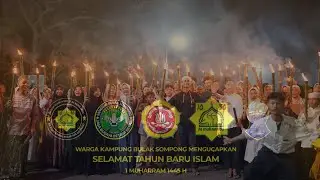 Sambut 1 Muharram 1445 H, Ribuan Warga Bulak Sompong Antusias Ikuti Pawai Obor