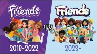 Lego Friends : Then vs Now! (2018 vs 2024) - Comparison [Roar With Me]