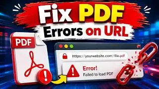 How to resolve pdf file errors on URL