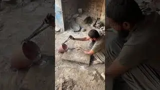 Amazing Transformation: Sand Mold to Aluminum Leaf Decor #Short #AluminumCasting #SandMold #MetalArt