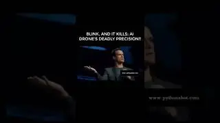 AI DRONE'S DEADLY PRECISION 😯 #pythonshot #ai #drone #ml #machinelearning #robot #shorts #shortvideo