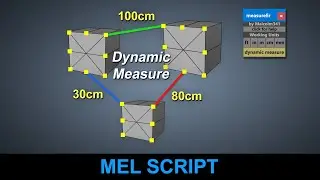 Dynamic Measuring Toolbox for Maya
