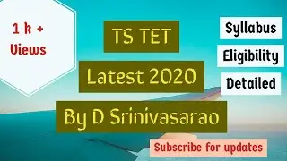 TS tet 2020 notification