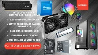 Montei um PC IM Diablo - i5 12400F / RTX 4060 / 16GB 🚀⚡