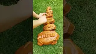 wooden frog asmr 