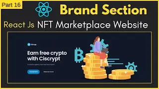 Brand Section | Create Custom React Js Brand Section For NFT Marketplace Website Development 