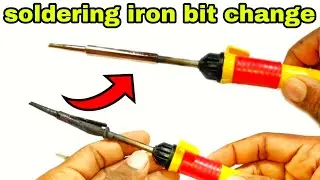 soldering iron bit change samad tech 