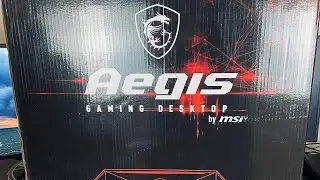 Unboxing my New Gaming PC!  MSI - Aegis RS Gaming Desktop - Intel Core i7