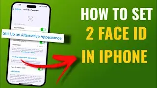 How To Set Up 2 Face Id In Apple Iphone Ios | Alternative Face Id In Iphone | English