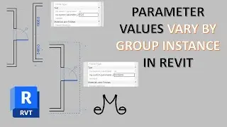 Revit Tutorial - How to make parameter values vary by group instance