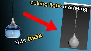 ceiling light 3d modeling in 3dsmax | light | | 3dsmax | 3d modeling |